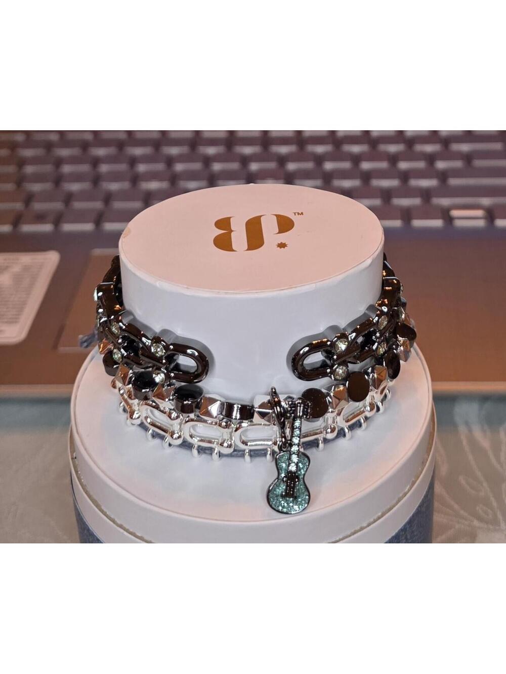 Bomb Party Spring Stacks 2026 Bracelet Set with Guitar Charm